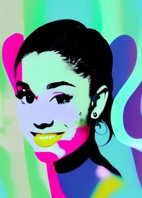 Ariana Grande by Andy Warhol