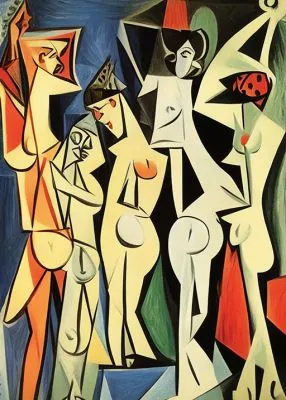 Les Demoiselles d'Avignon by Pablo Picasso #2